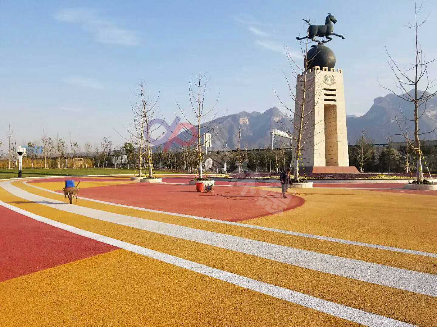 陕西华山透水混凝土项目